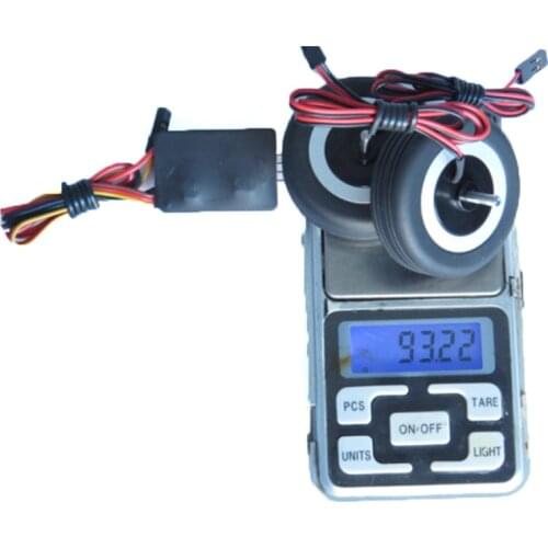 JP Electric Brake With 2 45mm Brake Wheels Set and controller Retract for RC Fixed Wing Plane Aircraft Model Landing Gear Part