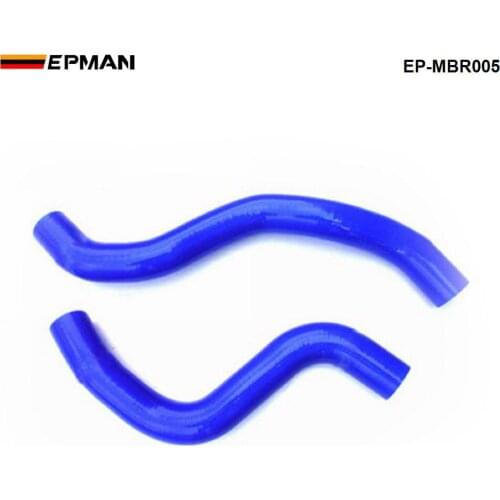 Racing Silicone turbo intercooler Radiator hose kit For MIT Lancer Evolution 9 04+(2pcs) EP-MBR005