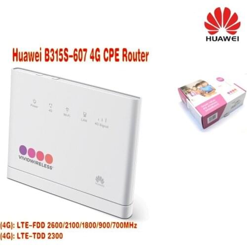 +4g 49Dbi antenna) Huawei B315 B315s-607 LTE FDD700/900/1800/2100/2600Mhz TDD2300Mhz