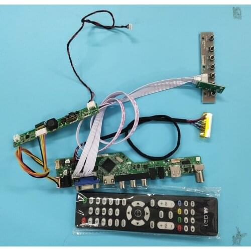 Kit Remote Controller Board 1920x1080 For HR236WU1-300/HR236WU1-100/HR236WU1-310 LCD TV+HDMI+VGA+AV+USB LED Panel display 23.6"