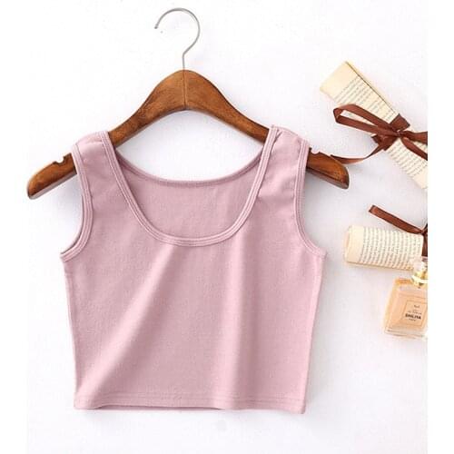 2021 Summer Slim Render Shor Sleeveless Camisole Women Sexy Short Tank Tops Womens Solid Bodycon Navel Crop Tops Vest Tube Tops