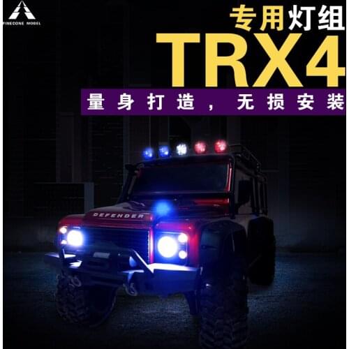 Hot TRX4 TR4 special non-destructive installation Upgrade Accessories DIY lights group