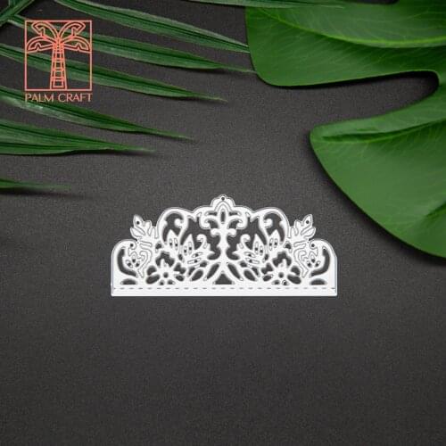 Border frame crown metal die cutting dies 2020 DIY die cutter for Scrapbooking & Stamping greeting Card making Crafts stencil