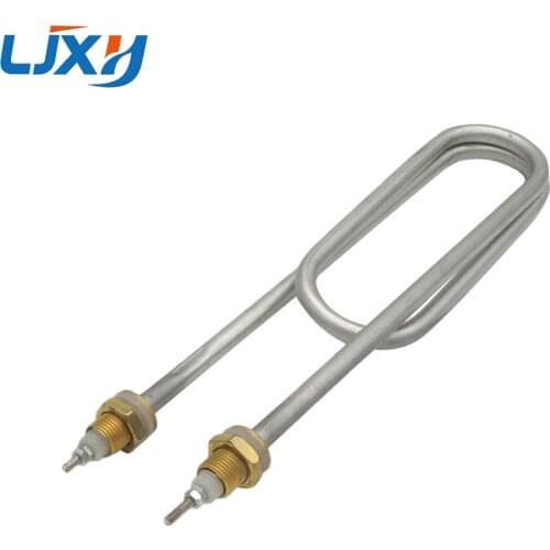 LJXH Water Heating Tube Element, 2KW/3KW/4KW/5KW/6KW Heaters for Rice Car, 304 Stainless Steel + Copper Heater Pipes, 220V/380v
