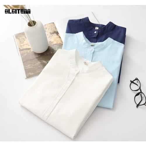 Синие блузки OLGITUM China At AliExpress