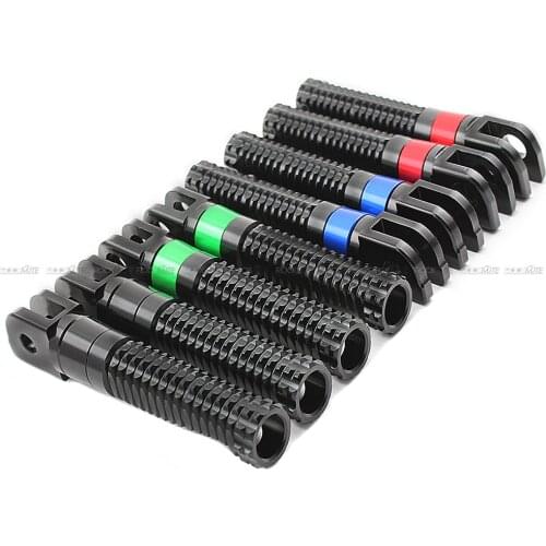 Front Foot Pegs Footrest Adapter For Yamaha YZF R25 R3 MT-25 MT-03 FZ-6R XJ6 XJR 1300/1200/400 Motorcycle Rider Foot Rest Black