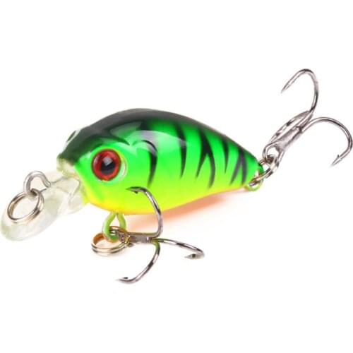 1PCS Minnow Fishing Lure 4.5cm 3.8g 3D Eyes Wobblers with 8# Hooks Top water Hard Bait Fishing Tackle Pesca Carp Crankbait