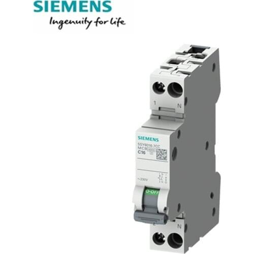 Siemens Miniature circuit breakers 6000 A 5SY6 TYPE C 1P+N 2P 0.5A 1A 2A 3A 4A 6A 10A 16A 20A 25A 32A 40A 50A 63A 80A