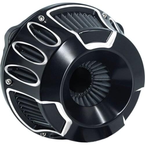 Air Cleaner Intake Motorcycle Filter Cnc Cut Kit for Harley Dyna 2000 - 2017 Softail 2000 - 2015 Touring 2000 - 2007 Fitment-B