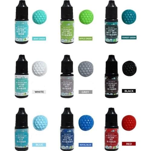 10g Ultraviolet Curing Resin UV Resin Glue Quick Drying Colorant Pigment DIY Jewelry Making Tools Craft Decoration