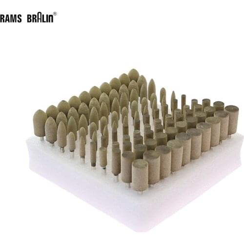 100 pieces/box Leather Mounted Point Mold Grinding Head Dremel Rotary Tools