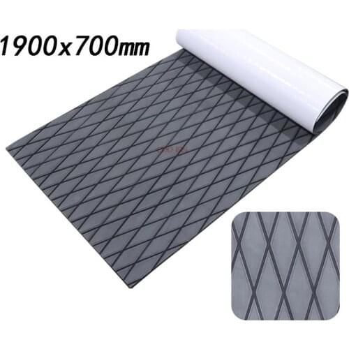 1900x700x6MM EVA rhombus decorative high temperature resistant surfboard anti-slip mat SUP paddle board anti-slip mat gray+black