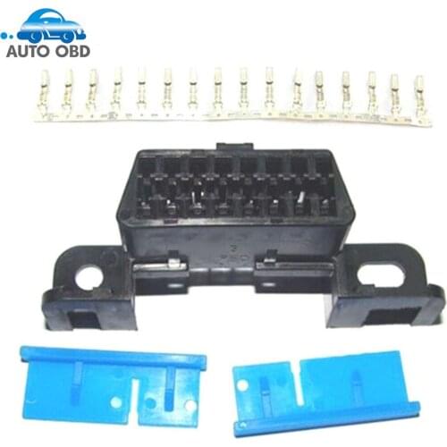 2017 OBD2 16Pin Female Connector OBD Female Wire Sockets Connector with best quality