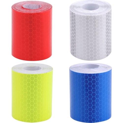 5cmx3m Car Stickers Motorcycle Reflective Tape Stickers Car Styling For Automobiles Safe Material Safety Warning Reflective Film