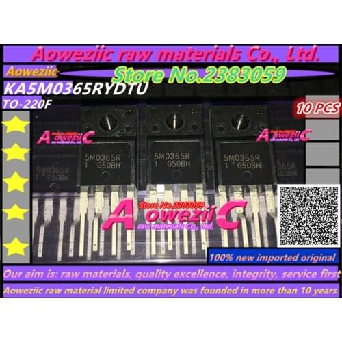 Aoweziic 100% new imported original 5M0365R KA5M0365R KA5M0365RYDTU TO-220F LCD power management chip IC