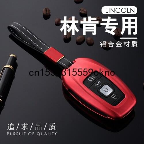 Car Key Case Cover Shell Fob For Lincoln MKZ MKC MKX Continental Accessories Key Case For Car
