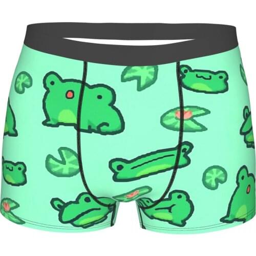 Cottagecore Rural Aesthetic Just Some Frogs Underpants Homme Panties Man Underwear Sexy Shorts Boxer Briefs