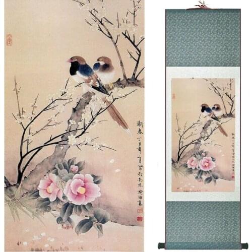Flowers painting Chinese traditional art painting home decoration paintings20190824040