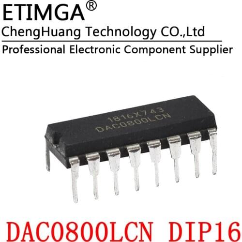 DAC0800LCN DAC0800 DIP-16 DAC-Digital to Analog Converter