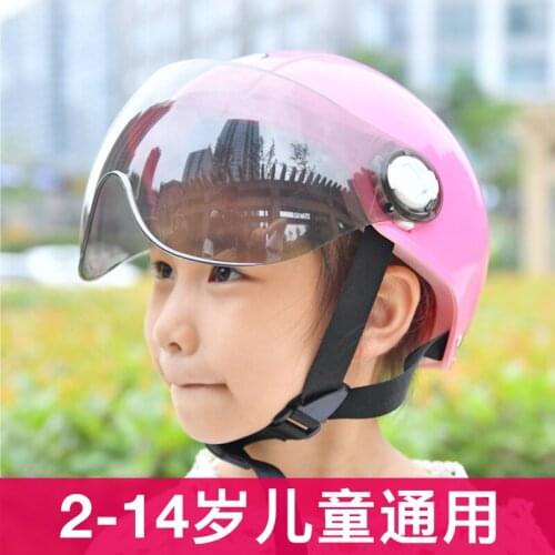 CHILDRENS Electric Car Motorcycle Helmet GIRLS and BOYS Safe Cap Summer Sun-resistant Four Seasons Universal ban kui Safe Cap