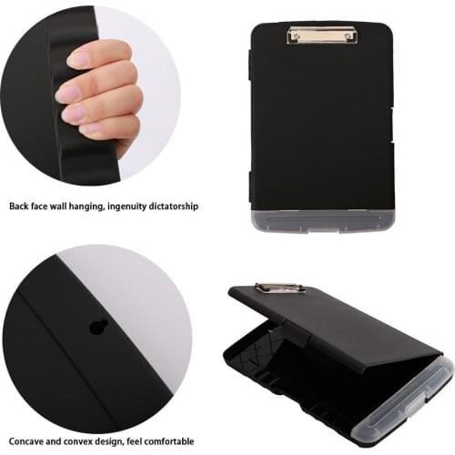 Brand Folder File Box With Storage Clip High Quality Binder Bag Box Document Storage 36.5*24.5*3cm Folder Clipboard L1N6