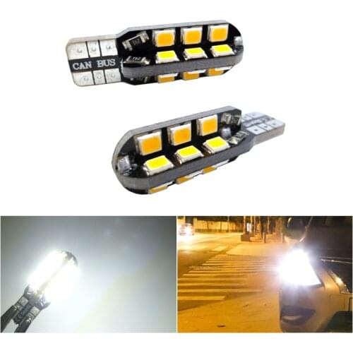 2x T10 W5W LED Clearance Light Marker Lamp Bulb 168 194 Car Parking Lights For Lada Niva Xray Kalina Priora Vesta Largus Granta