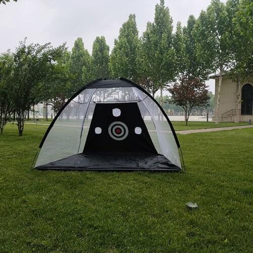 1/2/3m Golf Cage Practice Net Training Indoor Outdoor Sport Golf Exercise Equipment Garden Trainer Detachable Practice Net