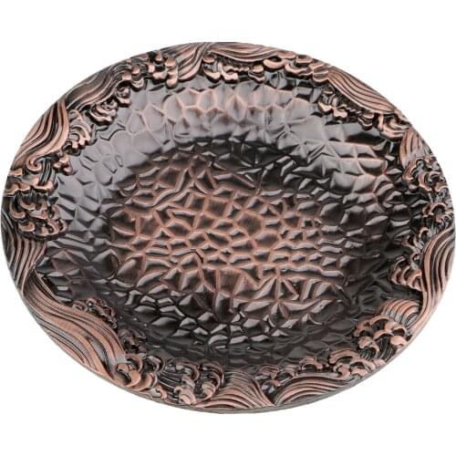 Circular Alloy Dragon Design Coaster Tea Cup Accessories Heat Insulation Pad