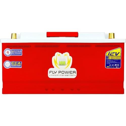 LiFePO4 Battery FLY110-20 High Power motor car 12V 960Wh CCA2300A With Jump Starter Protection Automobile lithium iron battery