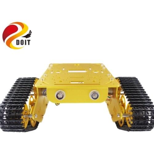 DOIT T300 RC Robot Car with ESPduino Development Board+Motor Drive Shield Board+HD Camera+Open Wrt for Arduino