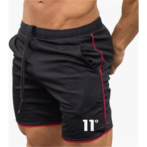 2021 Men Fitness Bodybuilding Shorts Man Summer Gyms Workout Male Breathable Mesh Quick Dry Sportswear Jogger Beach Short Pants