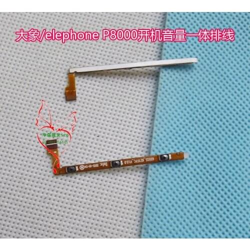 Original volume up/down + power on/of button flex cable FPC for Elephone P8000 phone