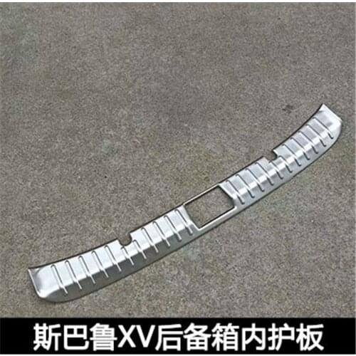 Stainless steel rear windowsill panel,Rear bumper Protector Sill Car styling for Subaru XV 2012-2017