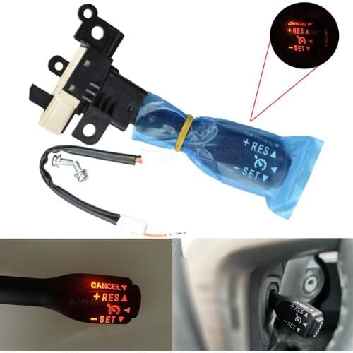 With LED backlight For Toyota Corolla Yaris Vios Wish Auris Prius Previa RAV4 84632-34011 84632-34017 Cruise Control Switch