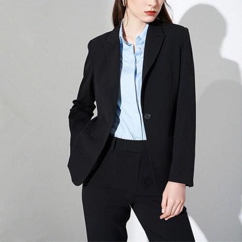 Fashion Women Blazer Jacket And Pant Suit Trousers High Quality Female Formal Business Casual Office Work 2 Piece Set Ladies