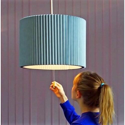 Nordic Ins Hot Postmodern Art Restaurant Bedroom Decor Light Loft Creative Deformation Umbrella Pendant Light Fixtures