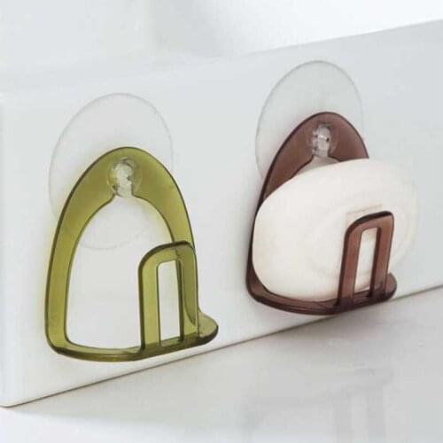 Suction Cup Sink Sponge Holder Drain Rack Soap Sponge Drainer Kitchen Organizer Bathroom Accessories Storage Rack