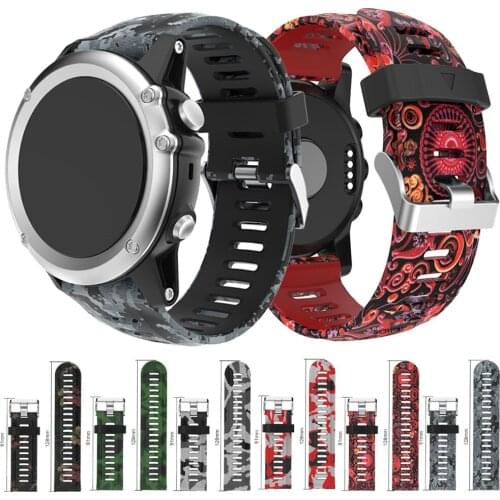 50pcs Watch Band for Fenix 3 Bands Silicone Replacement Watch Strap for Garmin Fenix 3/Fenix 3hr/Fenix 5X/Fenix 5X Plus Bracelet