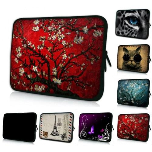 9"10"11.6"12"13"13.3"14"15"15.4"15.6"17"17.3"17.4" Notebook Laptop Sleeve Bags Neoprene Soft Zipper Tablet Carry Case Bag Pouch