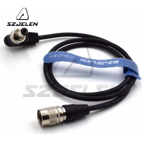 SZJELEN Hirose 4 pin 12V power output to DC5.5/2.1 Lock DC2.1 for Video Devices E5/E7 Monitor Power Cable Sony/ARRI AMIRA camera