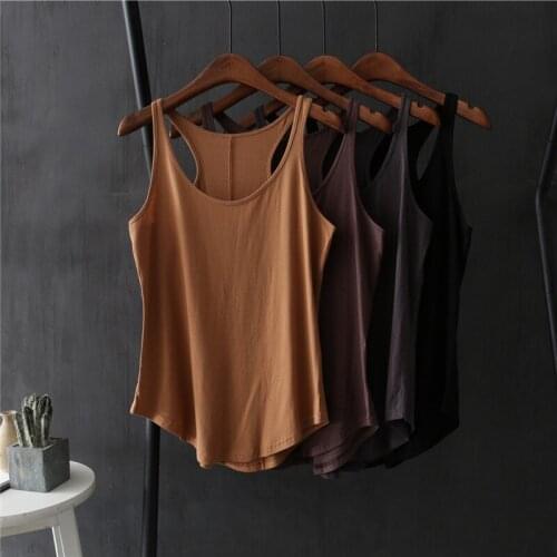 Women camisoles 2020 summer new sleeved soild loose casual all match female t-shirts tops tees top quality