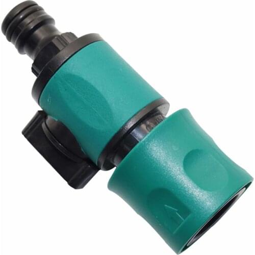 Plastic Valve with Quick Connector Agriculture Garden Watering Prolong Hose Irrigation Pipe Fittings Adapter Switch 1 Pc