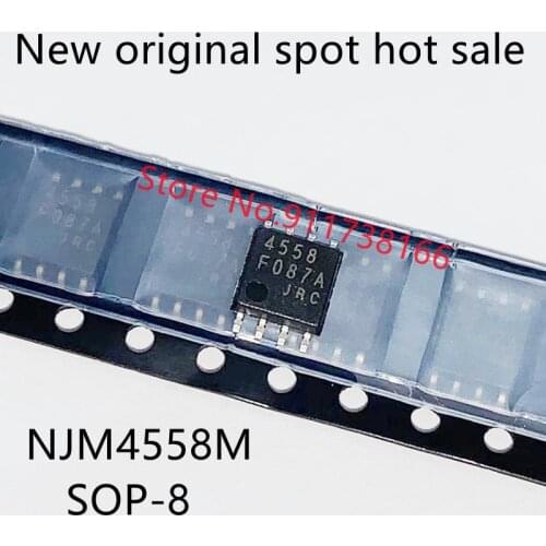 10PCS/LOT NJM4558M JRC4558 SOP8 New original spot hot sale
