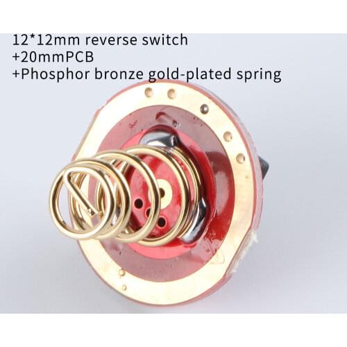 12*12mm reverse switch +20mmPCB +Phosphor bronze gold-plated spring