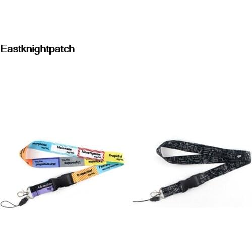 12pcs/lot E1825 Funny Cartoon Lanyard For keys Hang Ropes Phone Badge Holder Neck Straps Best Gift for Women Men