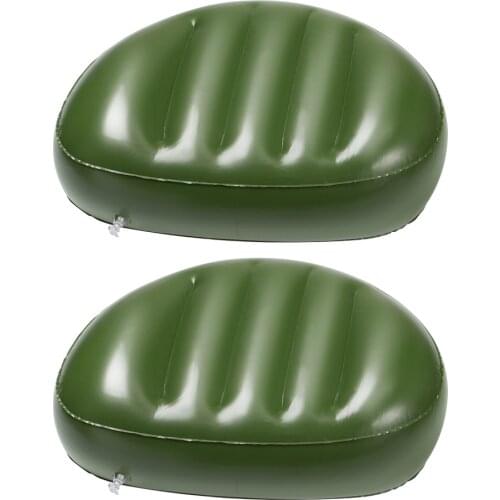 VORCOOL 2pcs PVC Fishing Chair Seat Pad Fishing Cushion for Fishing Boat (Green)
