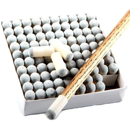 50pcs/lot Billiard Cue Tips Pool Nine-ball Ball Arm Slip-on 9mm/10mm/11mm/12mm/13mm Billiard Cue Tip Accessories