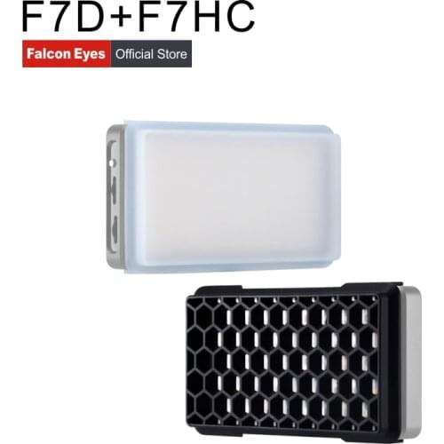 Falcon Eyes Photo Studio Accessory Diffuser & Honeycomb(F7D+F7HC) For Fotografia On Camera RGB Light F7