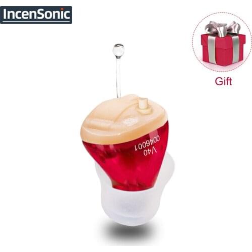 IncenSonic Hearing Aids V40 audifonos Portable Mini Hearing Aid for Deafness/Elderly Invisible Best Sound Amplifier Dropshipping