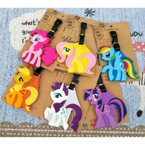 IVYYE Little Ponyss Anime Travel Accessories Luggage Tag Suitcase ID Address Portable Tags Holder Baggage Labels New